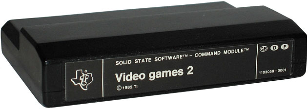 1982 Video Games 2 Cartridge